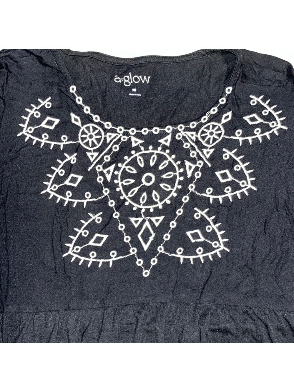Maternity shirt eyelet embroidery XS - Picture 2 of 4